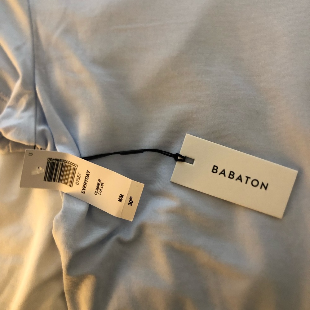 Brand new never worn Aritzia (Babaton) light blue tshirt
